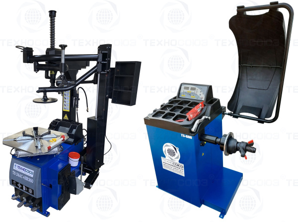 Комплект TS24AC+HR360 Станок шиномонтажный автомат+TS-600 Балансировочный стенд для легковых авто